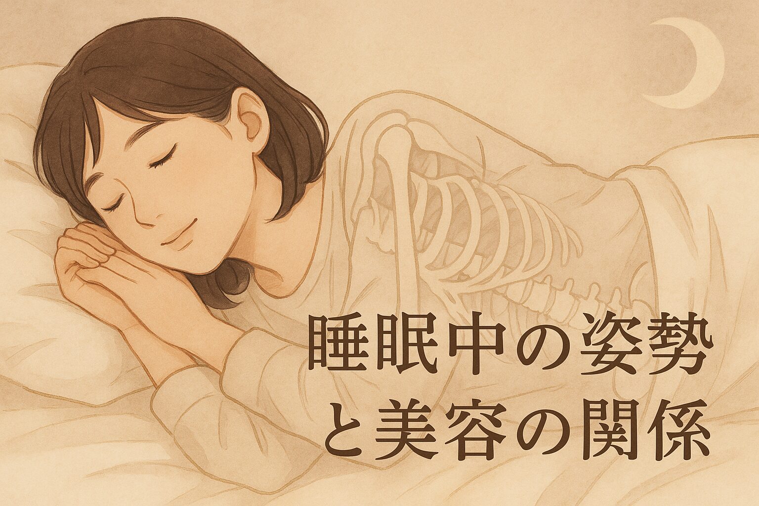 睡眠中の姿勢が骨格や美容に与える影響と改善方法
